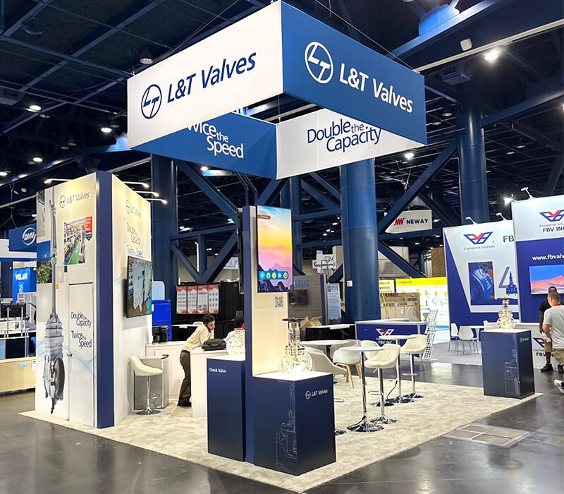L&T Valves Booth
